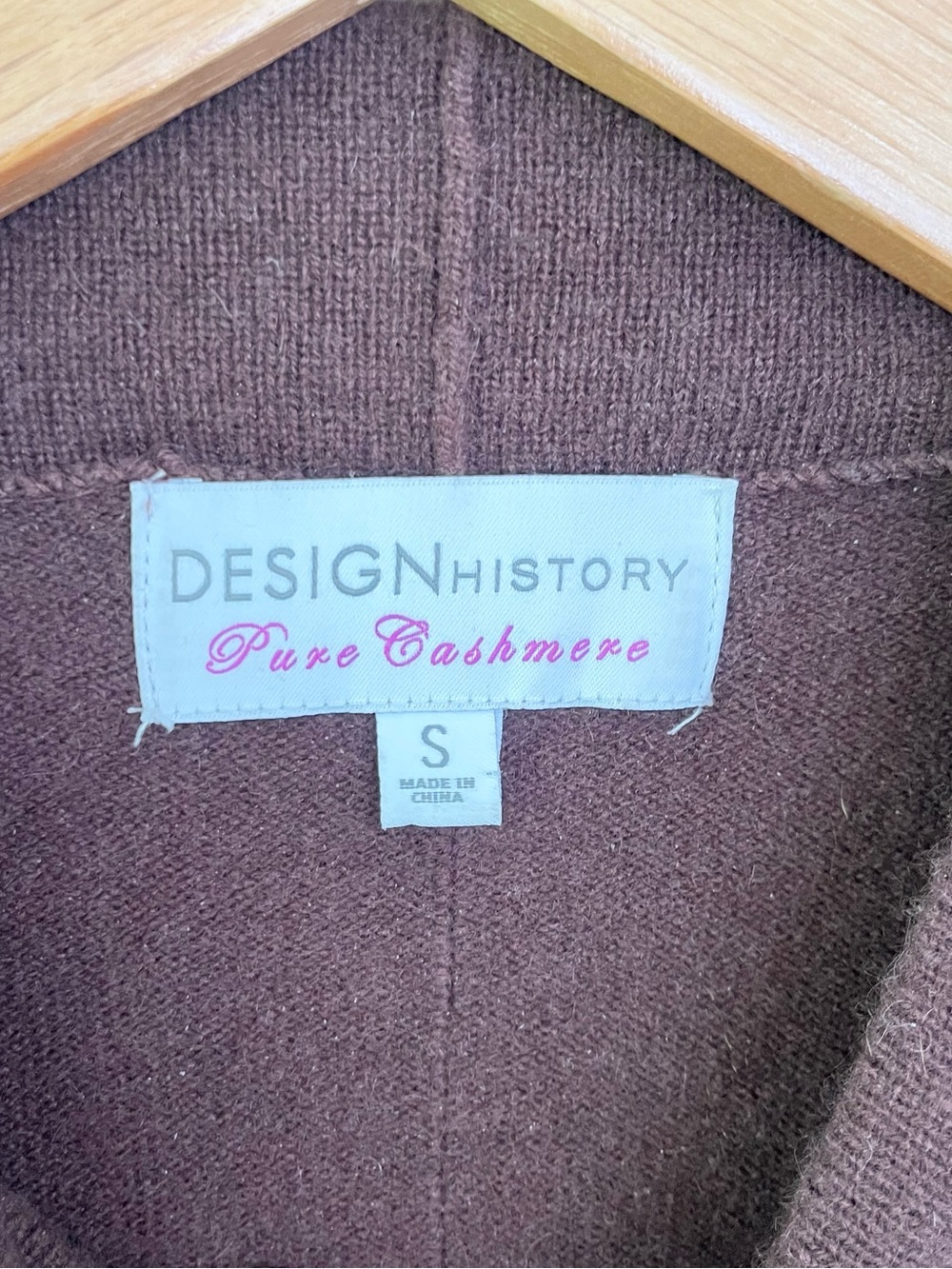 100% Cashmere Design History Front Seamed Oversized Crew Neck Sweater S Small - Picture 8 of 10